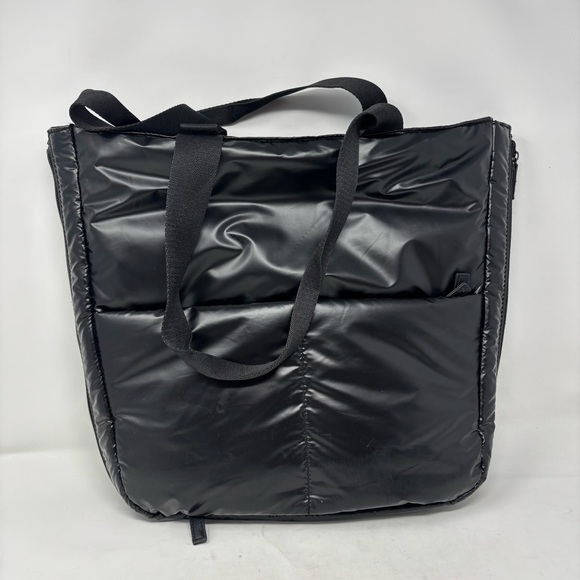 Beis The Expandable Black Puffy Tote Bag Unisex Discontinued - Picture 3 of 10
